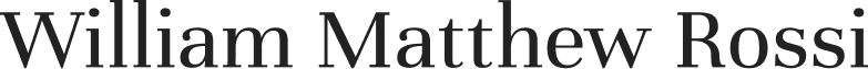 Dark text displaying a name